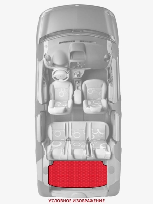 ЭВА коврики «Queen Lux» багажник для Daewoo Tico